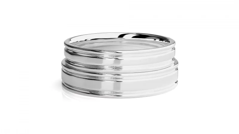 Verighete Couple Fine Minimalist Aur 18k - Dinant