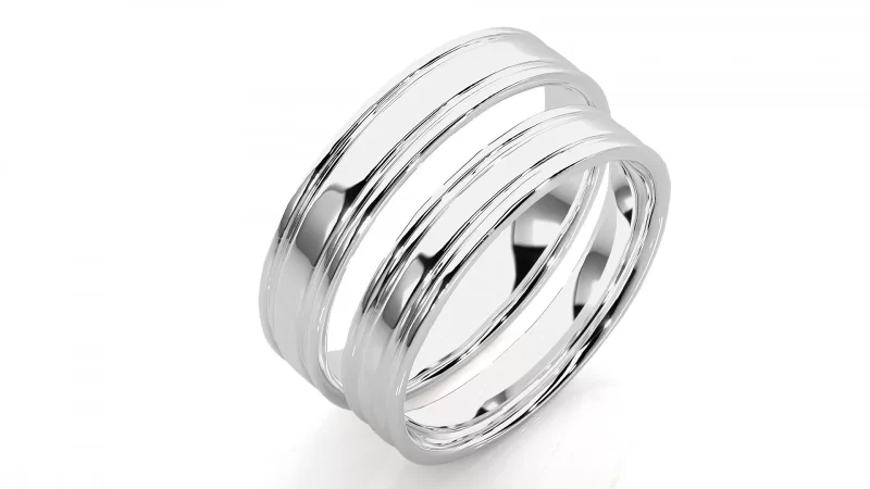 Verighete Couple Fine Minimalist Aur 18k - Dinant