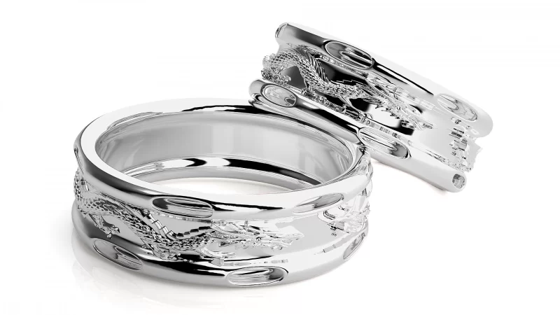 Verighete Couple Outstanding Details Aur 18k - Singapore