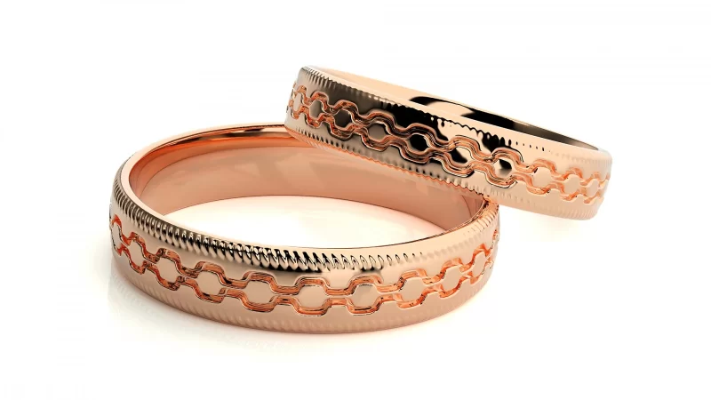 Verighete Cuplu Enchanting Shapes Aur 18k - Verona