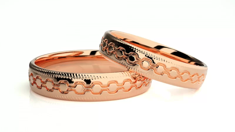 Verighete Cuplu Enchanting Shapes Aur 18k - Verona