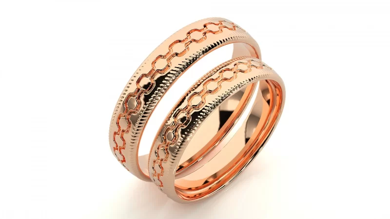 Verighete Cuplu Enchanting Shapes Aur 18k - Verona