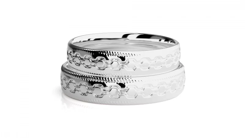 Verighete Cuplu Enchanting Shapes Aur 18k - Verona
