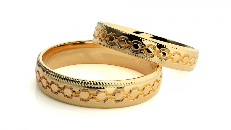 Verighete Cuplu Enchanting Shapes Aur 18k - Verona