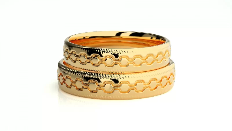 Verighete Cuplu Enchanting Shapes Aur 18k - Verona