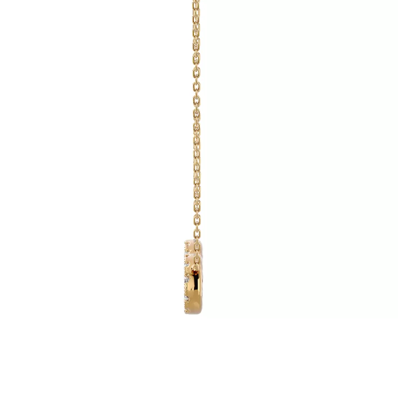 Pandantiv Aur 18k Elegant Infinity-shaped Real Diamonds - Fiona
