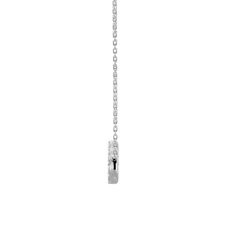 Pandantiv Aur 18k Elegant Infinity-shaped Real Diamonds - Fiona
