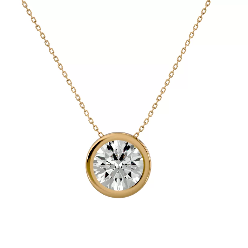 Pandantiv Aur 18k Captivating Solitaire Genuine Diamonds - Vanessa