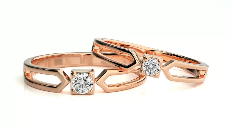 Verighete Couple Distinguished Aur 18k Diamante Naturale - Moscow