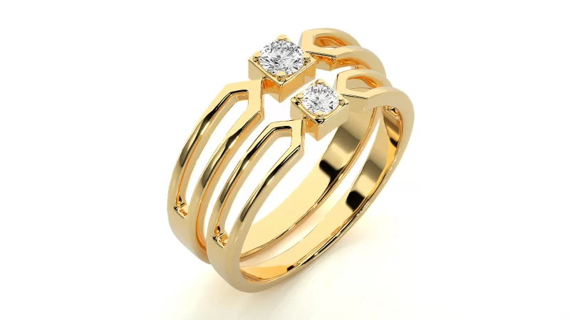Verighete Couple Distinguished Aur 18k Diamante Naturale - Moscow
