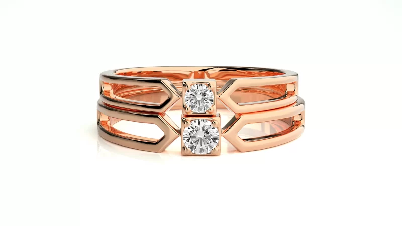Verighete Couple Distinguished Aur 18k Diamante Naturale - Moscow