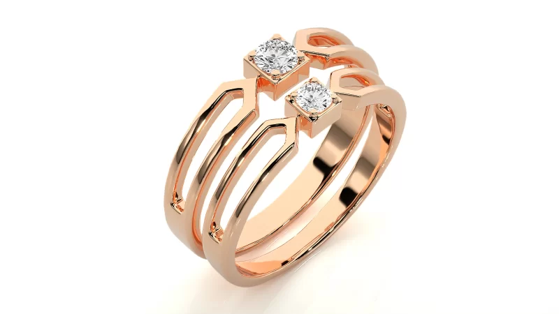 Verighete Couple Distinguished Aur 18k Diamante Naturale - Moscow