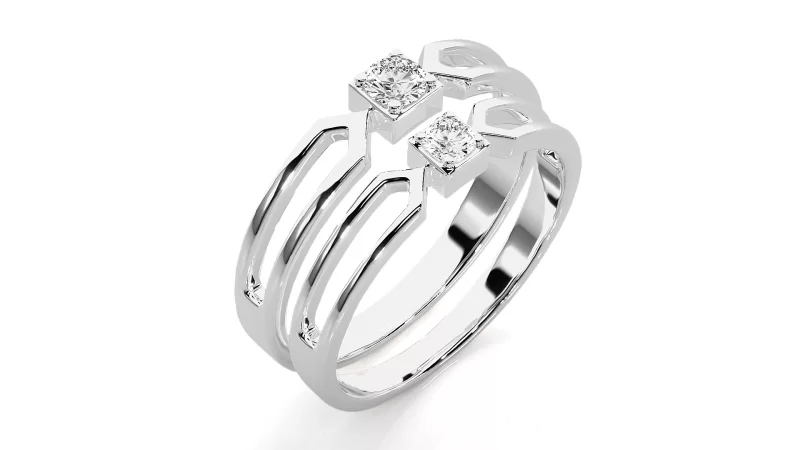 Verighete Couple Distinguished Aur 18k Diamante Naturale - Moscow