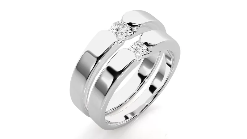 Verighete Couple Sumptuous Aur 18k Genuine Diamonds - Delhi