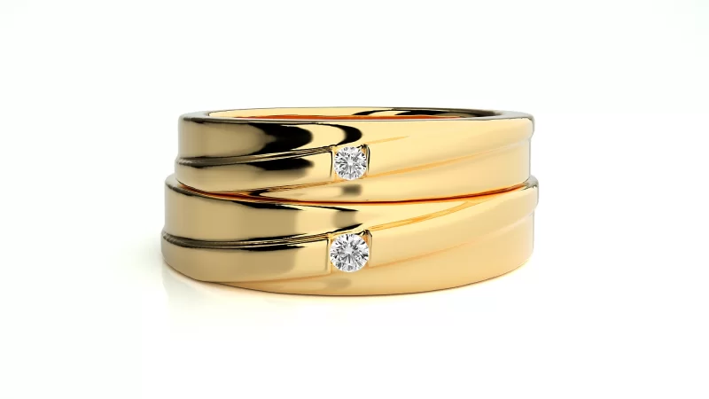 Verighete Couple Sophisticated Aur 18k Pure Diamonds - Jakarta