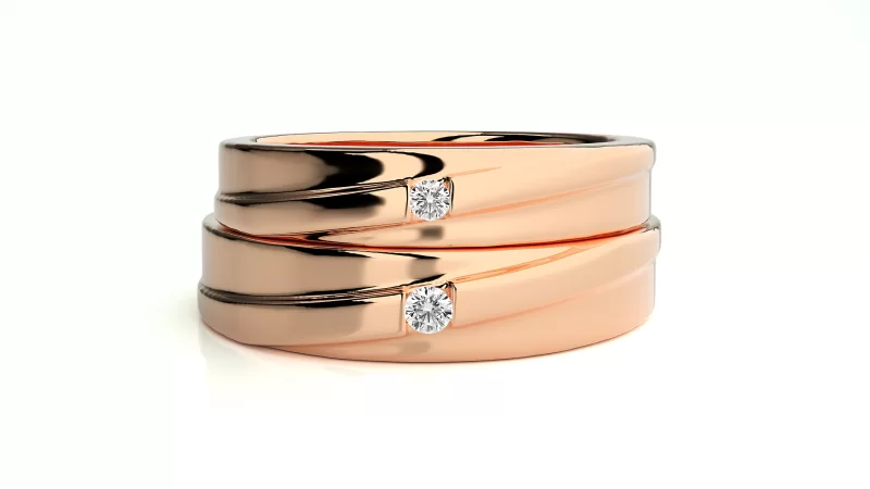 Verighete Couple Sophisticated Aur 18k Pure Diamonds - Jakarta