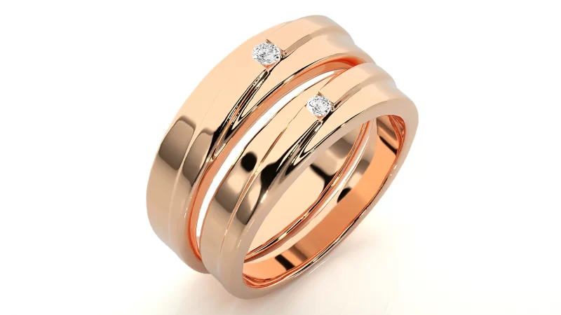 Verighete Couple Sophisticated Aur 18k Pure Diamonds - Jakarta