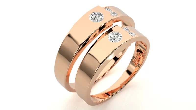 Verighete Cuplu Marvelous Aur 18k Genuine Diamonds - Kansas