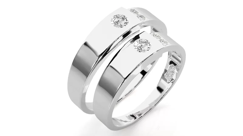 Verighete Cuplu Marvelous Aur 18k Genuine Diamonds - Kansas