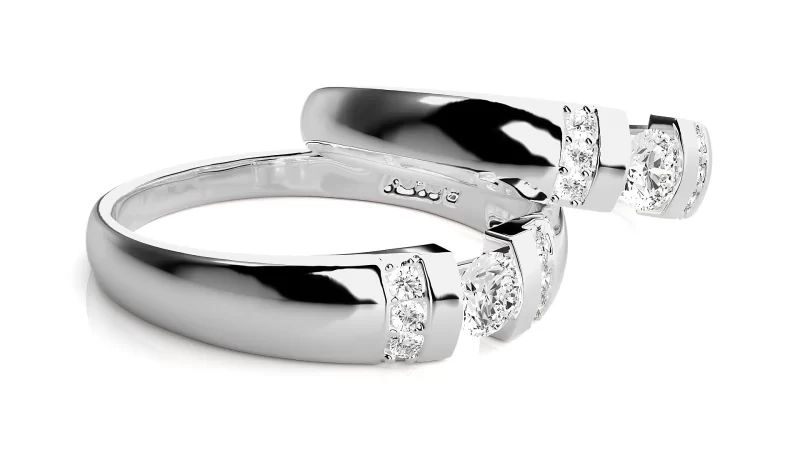 Verighete Cuplu Outstanding Aur 18k Diamante Naturale - Perugia
