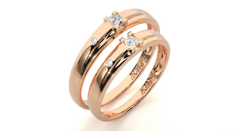 Verighete Cuplu Astonishing Aur 18k Genuine Diamonds- Firenze