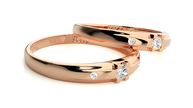 Verighete Cuplu Astonishing Aur 18k Genuine Diamonds- Firenze