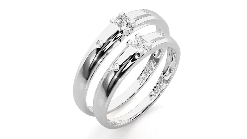 Verighete Cuplu Astonishing Aur 18k Genuine Diamonds- Firenze