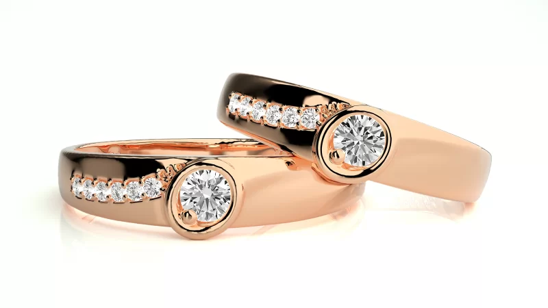 Verighete Cuplu Enchanting Design Aur 18k Pure Diamonds -  Amsterdam