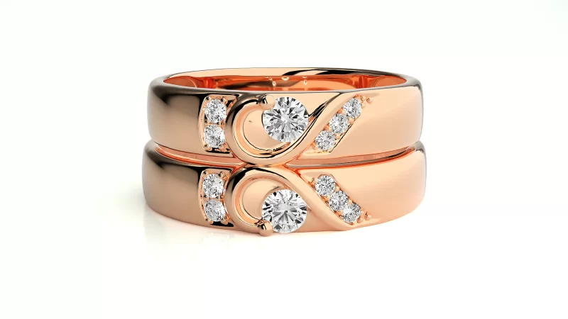 Verighete Cuplu Sophisticated Shapes Aur 18k Real Diamonds - Cologne
