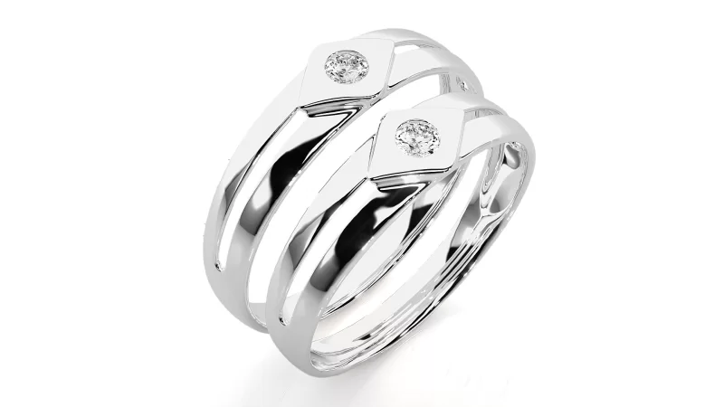 Verighete Cuplu Exquisite Aur 18 k Real Diamonds - Kavala