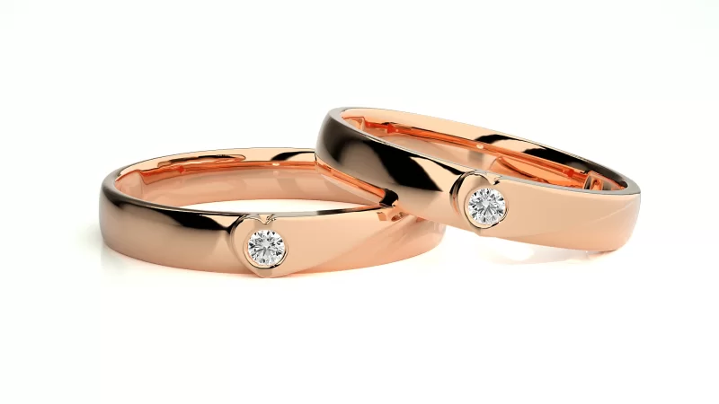 Verighete Cuplu Precious Love Aur 18k Pure Diamonds - Valleta