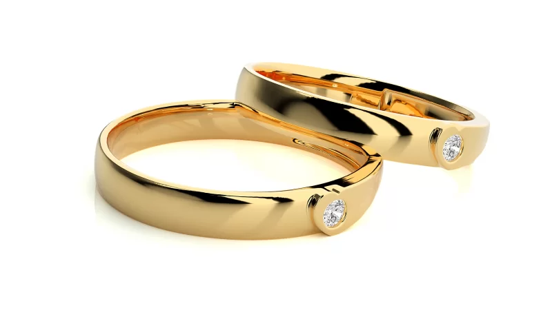 Verighete Cuplu Precious Love Aur 18k Pure Diamonds - Valleta