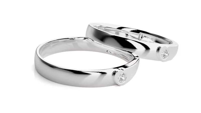 Verighete Cuplu Precious Love Aur 18k Pure Diamonds - Valleta