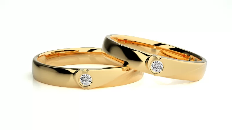 Verighete Cuplu Precious Love Aur 18k Pure Diamonds - Valleta