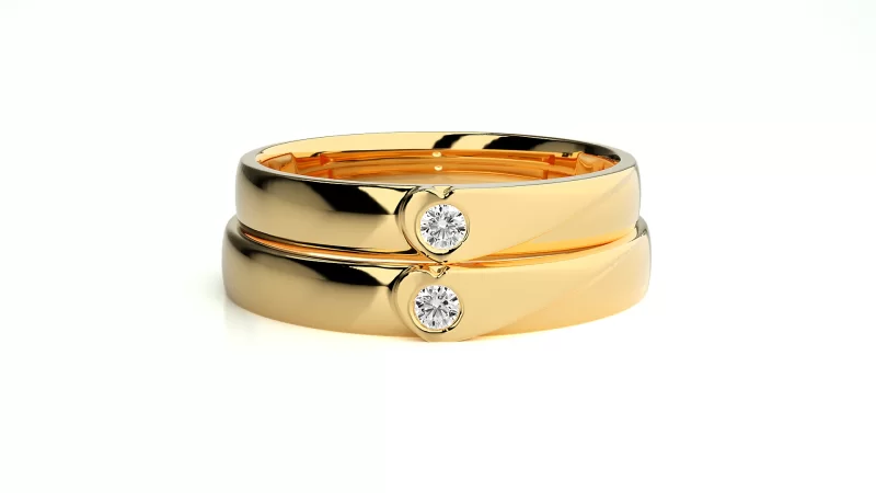 Verighete Cuplu Precious Love Aur 18k Pure Diamonds - Valleta