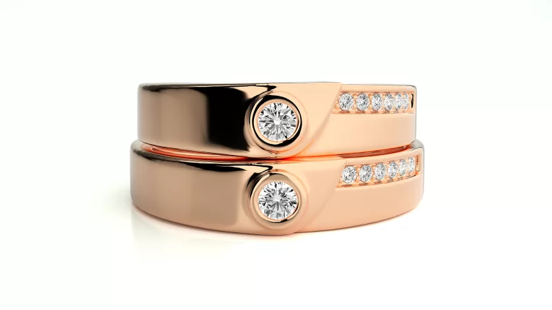 Verighete Cuplu Distinguished Aur 18k Diamante Naturale - Montpellier