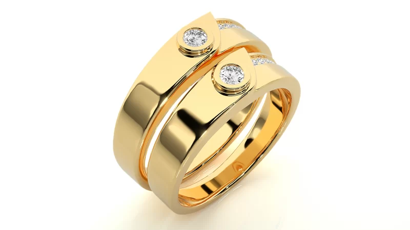 Verighete Cuplu Distinguished Aur 18k Diamante Naturale - Montpellier