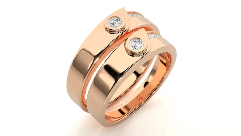 Verighete Cuplu Distinguished Aur 18k Diamante Naturale - Montpellier