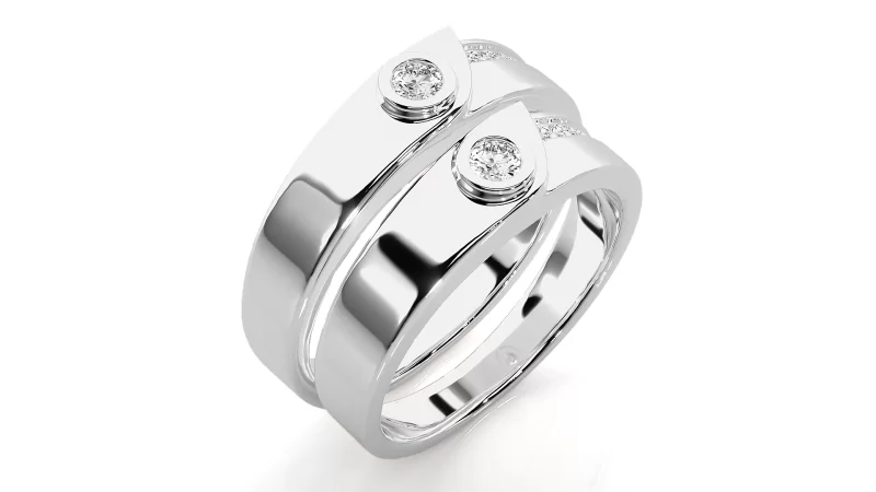 Verighete Cuplu Distinguished Aur 18k Diamante Naturale - Montpellier