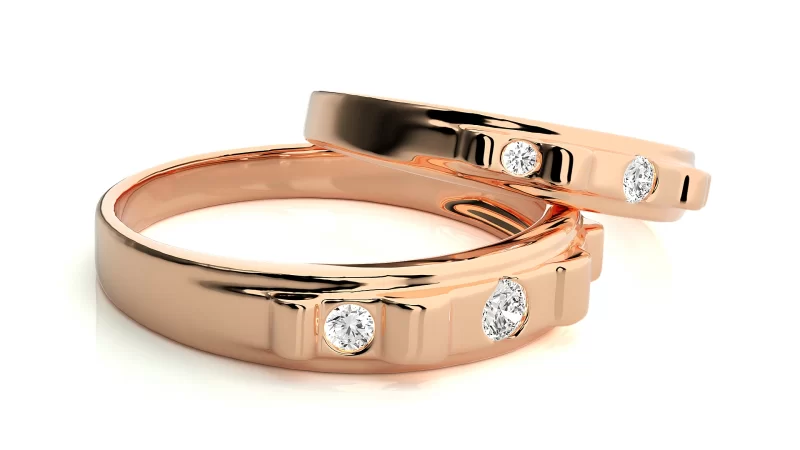 Verighete Couple Captivating Aur 18k Genuine Diamonds - Bilbao