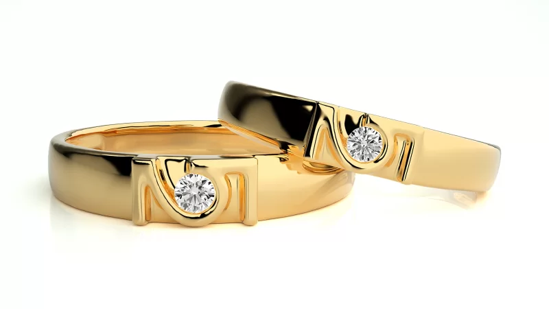 Verighete Cuplu Distinguished Aur 18k Diamante Naturale - Segovia