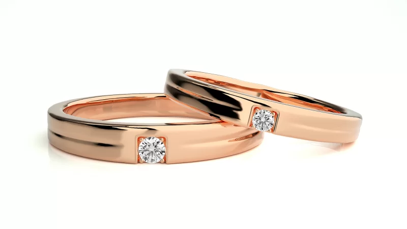 Verighete Cuplu Deluxe Aur 18k Genuine Diamonds - Rio de Janeiro
