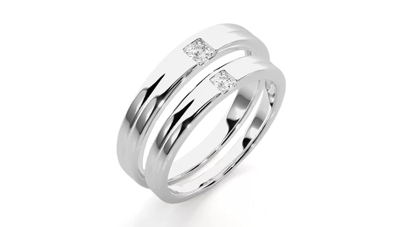 Verighete Cuplu Deluxe Aur 18k Genuine Diamonds - Rio de Janeiro