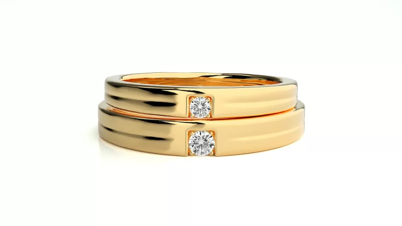 Verighete Cuplu Deluxe Aur 18k Genuine Diamonds - Rio de Janeiro