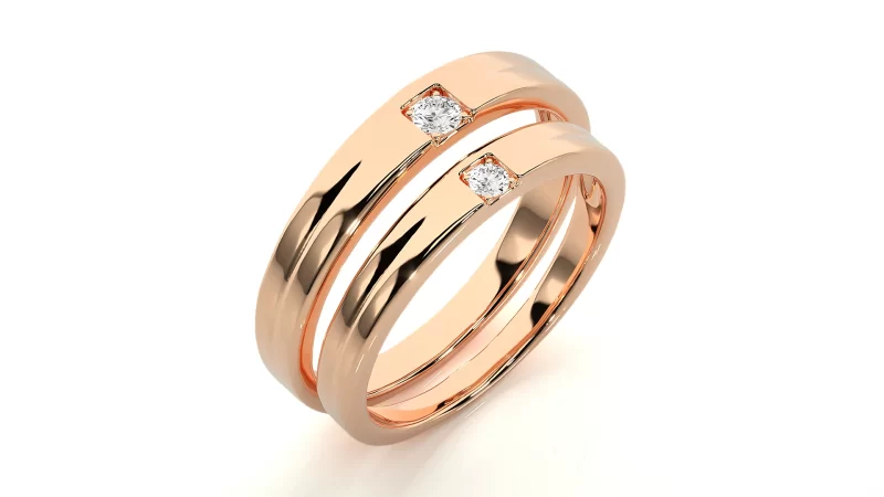 Verighete Cuplu Deluxe Aur 18k Genuine Diamonds - Rio de Janeiro