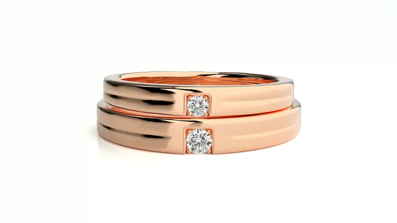 Verighete Cuplu Deluxe Aur 18k Genuine Diamonds - Rio de Janeiro