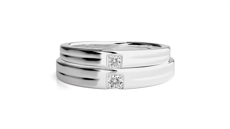 Verighete Cuplu Deluxe Aur 18k Genuine Diamonds - Rio de Janeiro