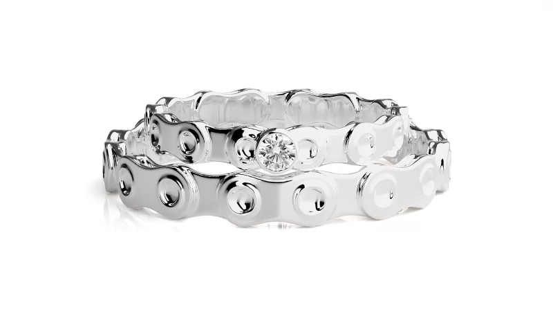 Verighete Cuplu Modern Aur 18k Genuine Diamonds - Belo Horizonte