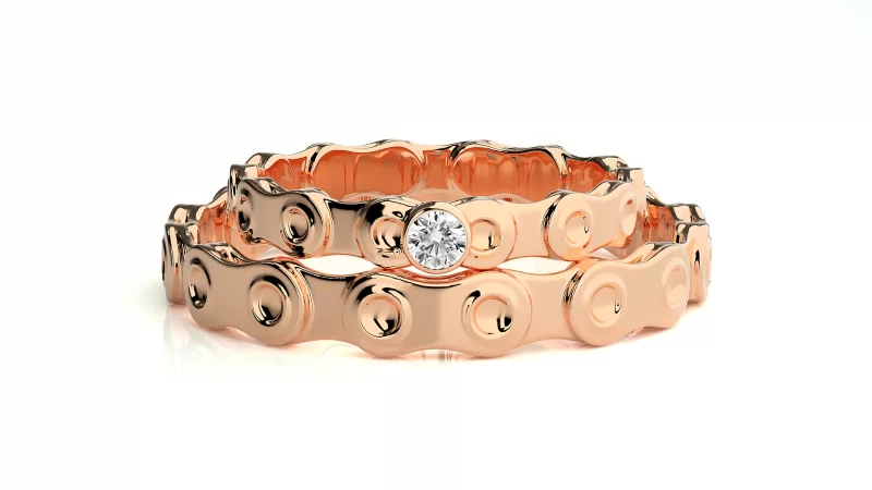 Verighete Cuplu Modern Aur 18k Genuine Diamonds - Belo Horizonte