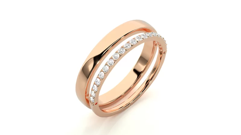 Verighete Cuplu Awe-inspiring Aur 18k Natural Diamonds - Natal